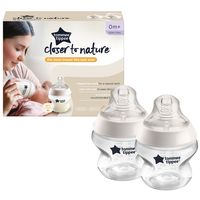 Tommee Tippee Closer To Nature 150ml Baby Bottle 2pk - 0M+